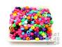 Mixed Colour Acrylic Pony Beads - Bulk Bag
